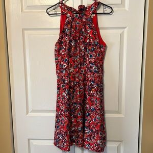 NWT Loft Outlet Spring/Summer Red Halter-Type Dress